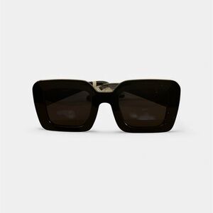 Free People Black Square Sunglasses